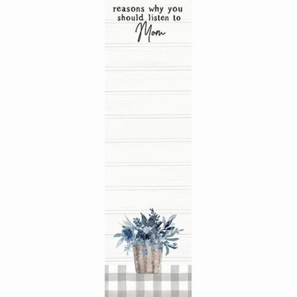 Reasons Why You Should Listen to Mom Long Notepad