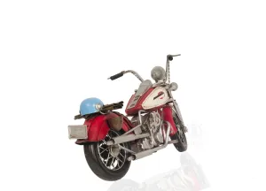 Red Harley Davidson Motorcycle Sculpture Decorative Accessories last chance deals