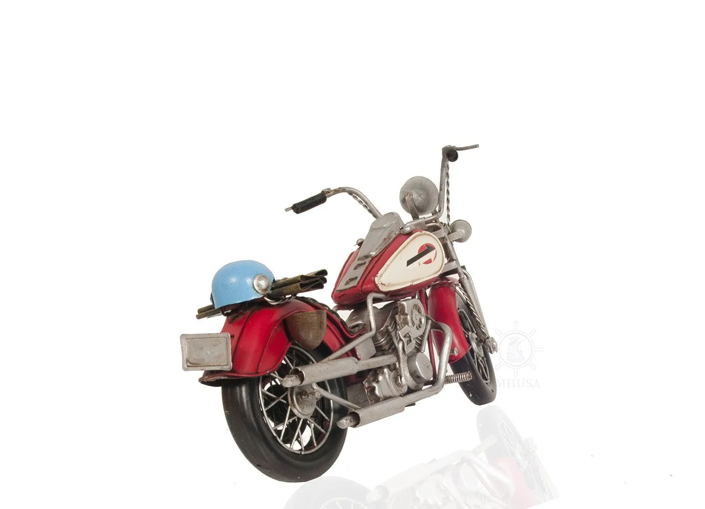 Red Harley Davidson Motorcycle Sculpture Decorative Accessories last chance deals