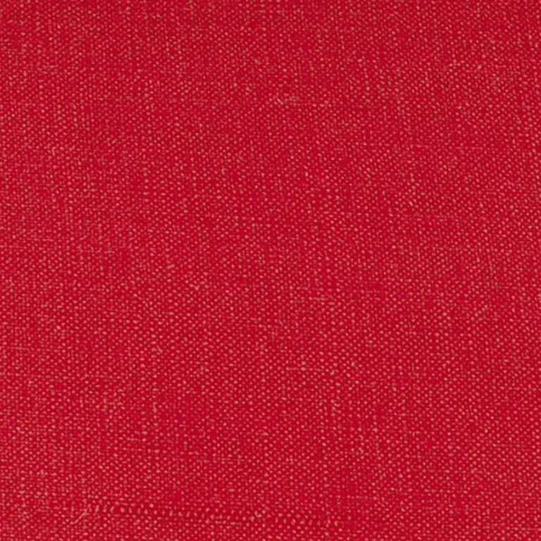 Red Solid Color Flange Edge Throw Pillow