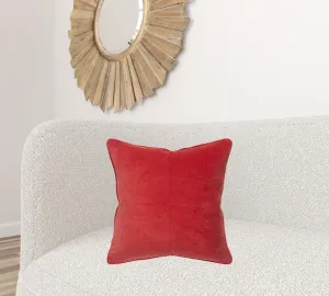 Red Solid Luxurious Modern Throw Pillow Throw Pillows home accents sale