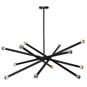 Renwil Clemente LPC4095 Chandelier Light - Matte Black Chandeliers Lighting new arrival