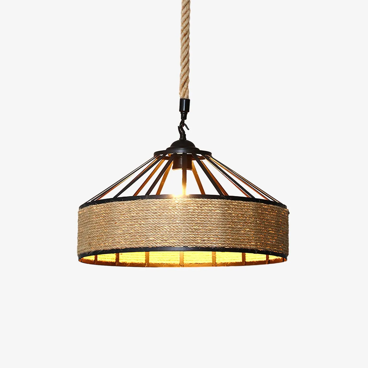 Retro Hemp Rope Exquisite Pendant Light Buy Living Room Lights