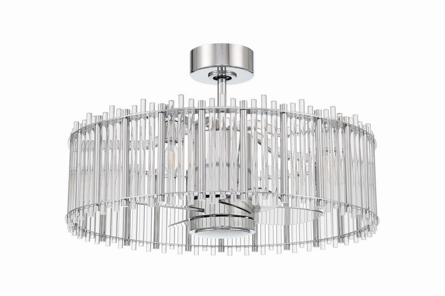 Reveal Fandelier 24"Ceiling Fan Chrome Fandeliers FANS on sale now
