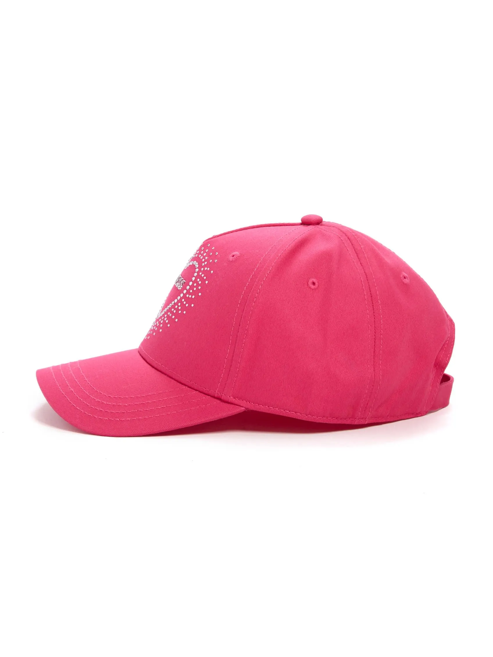 Rhinestone Heart Baseball Hat