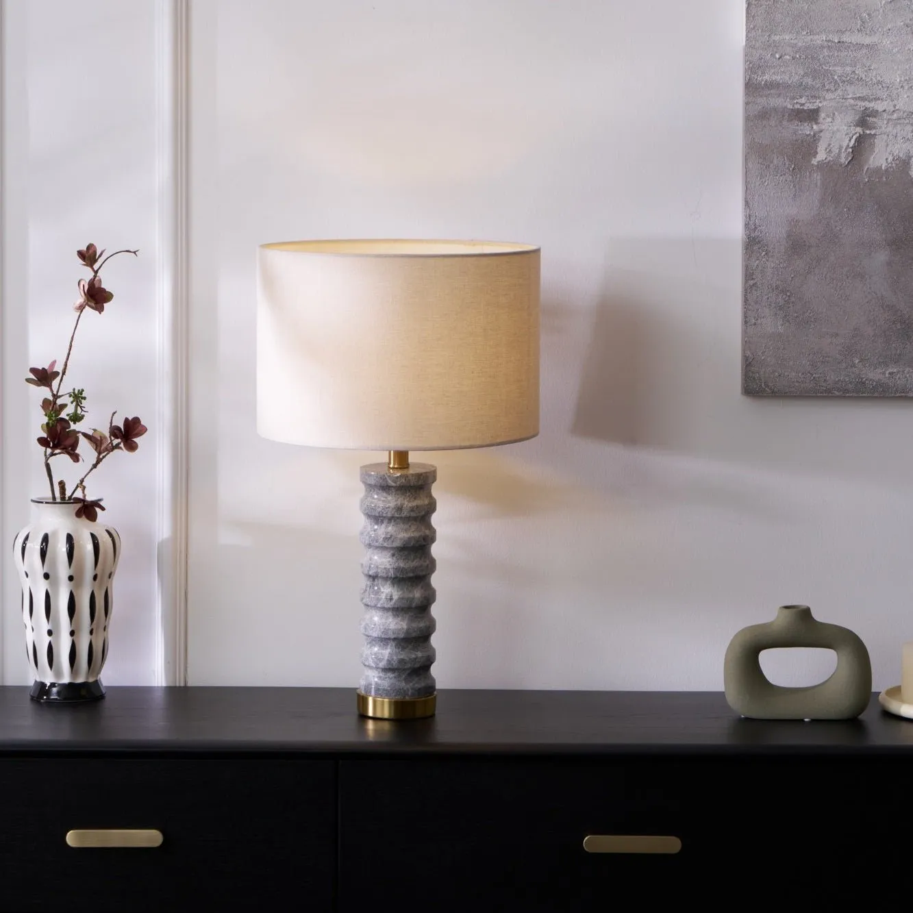 Rivara Stone Table Lamp