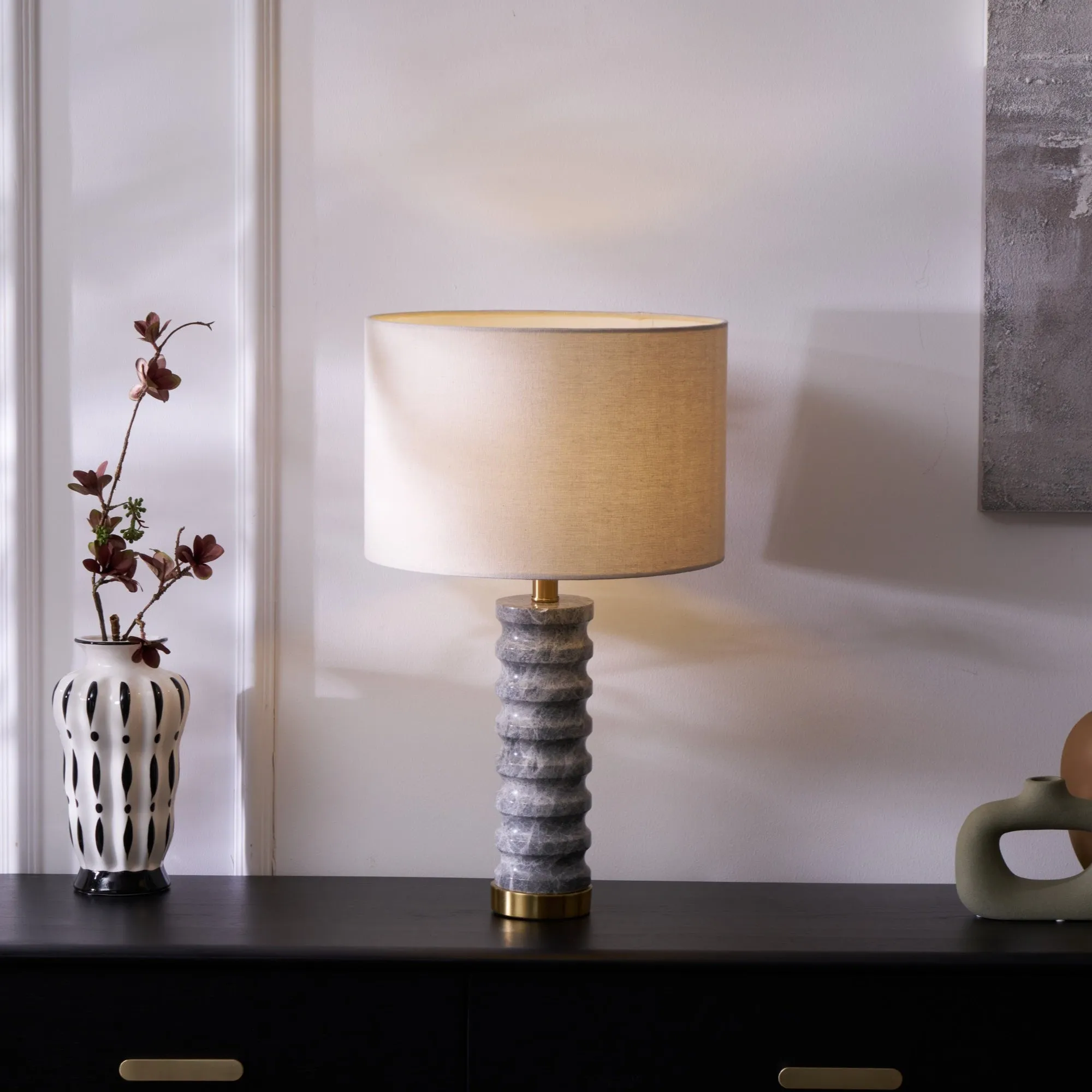 Rivara Stone Table Lamp