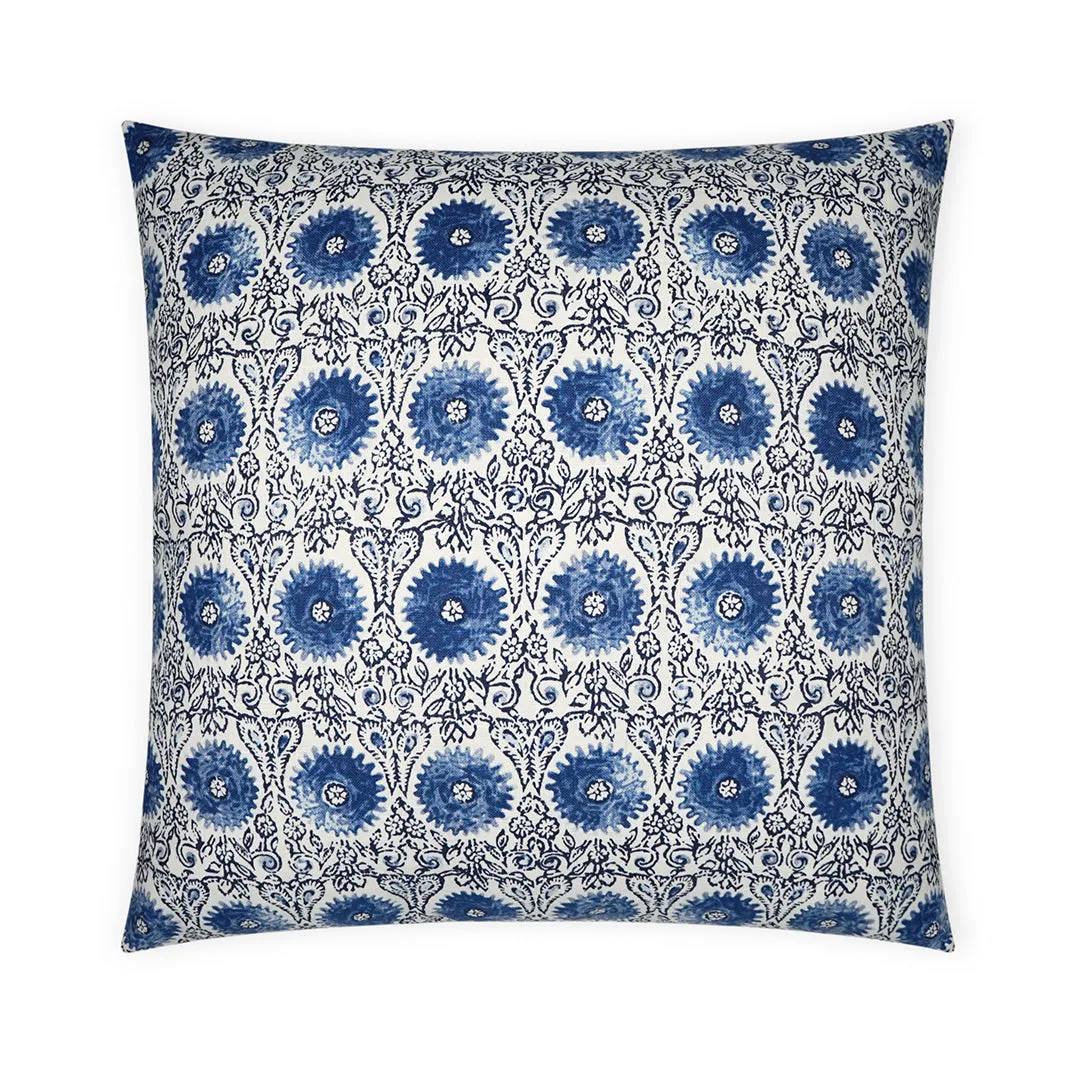 Riya Pillow, Sapphire Throw Pillows Cozy Upgrade