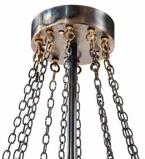 Roosevelt 40 Light Chandel-Air Fandeliers at discount prices