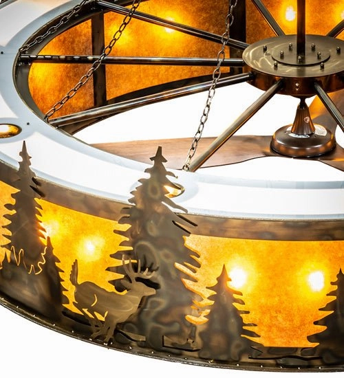 Roosevelt 40 Light Chandel-Air Fandeliers at discount prices