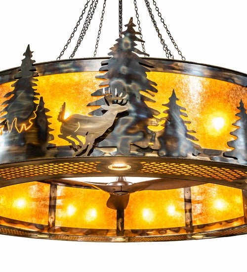 Roosevelt 40 Light Chandel-Air Fandeliers at discount prices