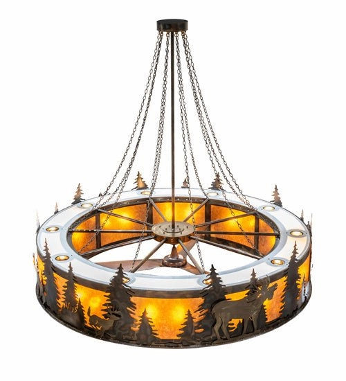 Roosevelt 40 Light Chandel-Air Fandeliers at discount prices