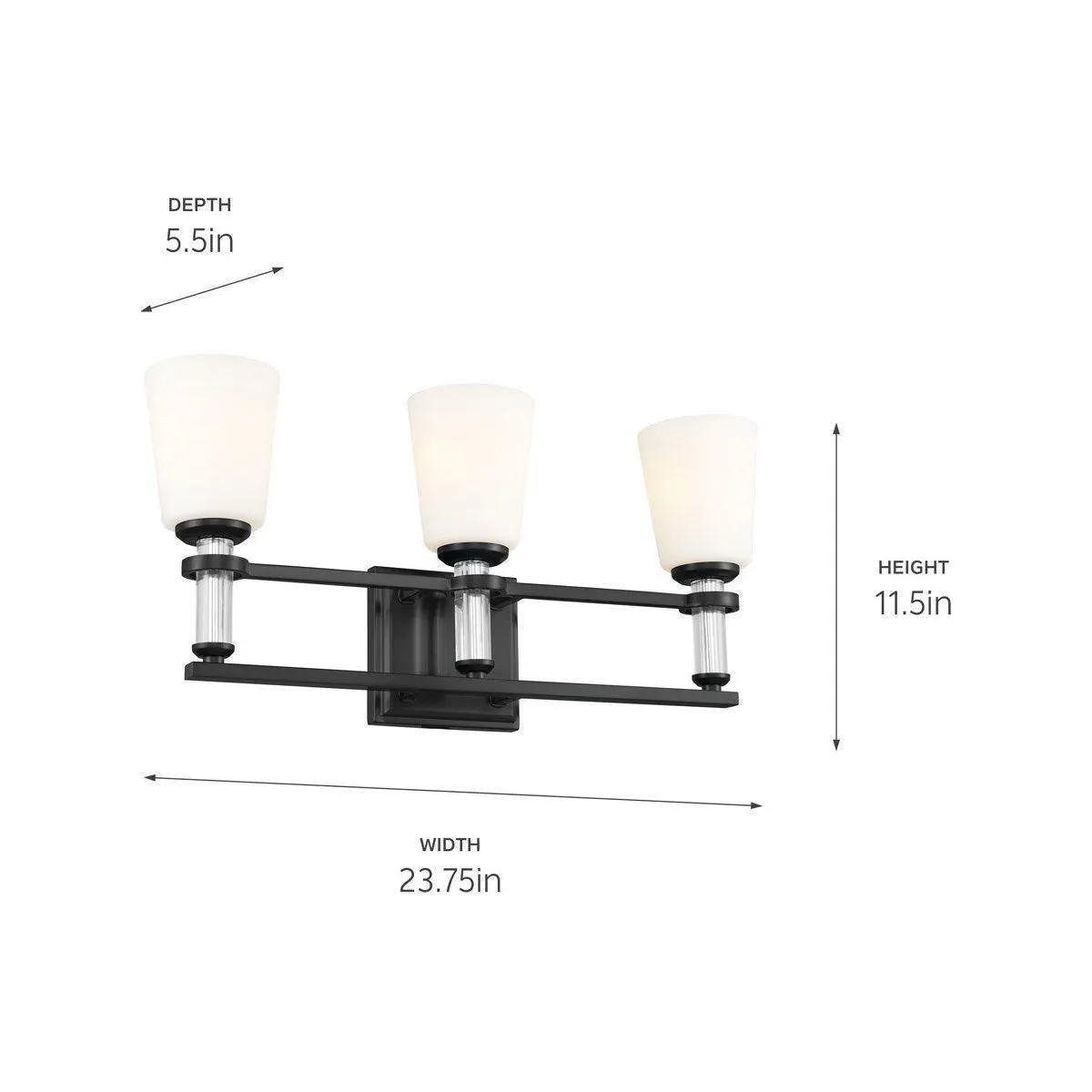 Rosalind 3-Light Vanity Light