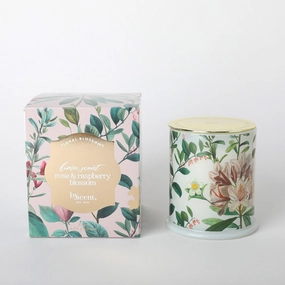 Rose & Rasberry Blossom 350g Candle By Scent Neobee Home Fragrance discount