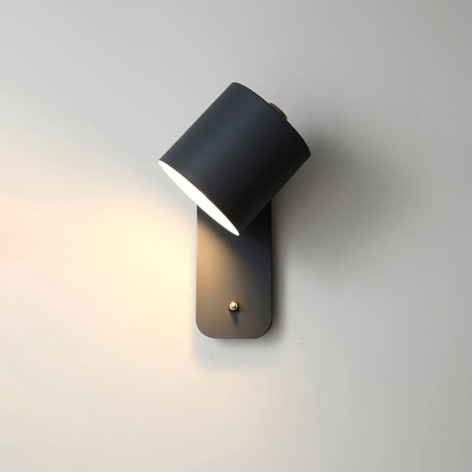 Rotatable Cylinder Plug-in Wall Lamp