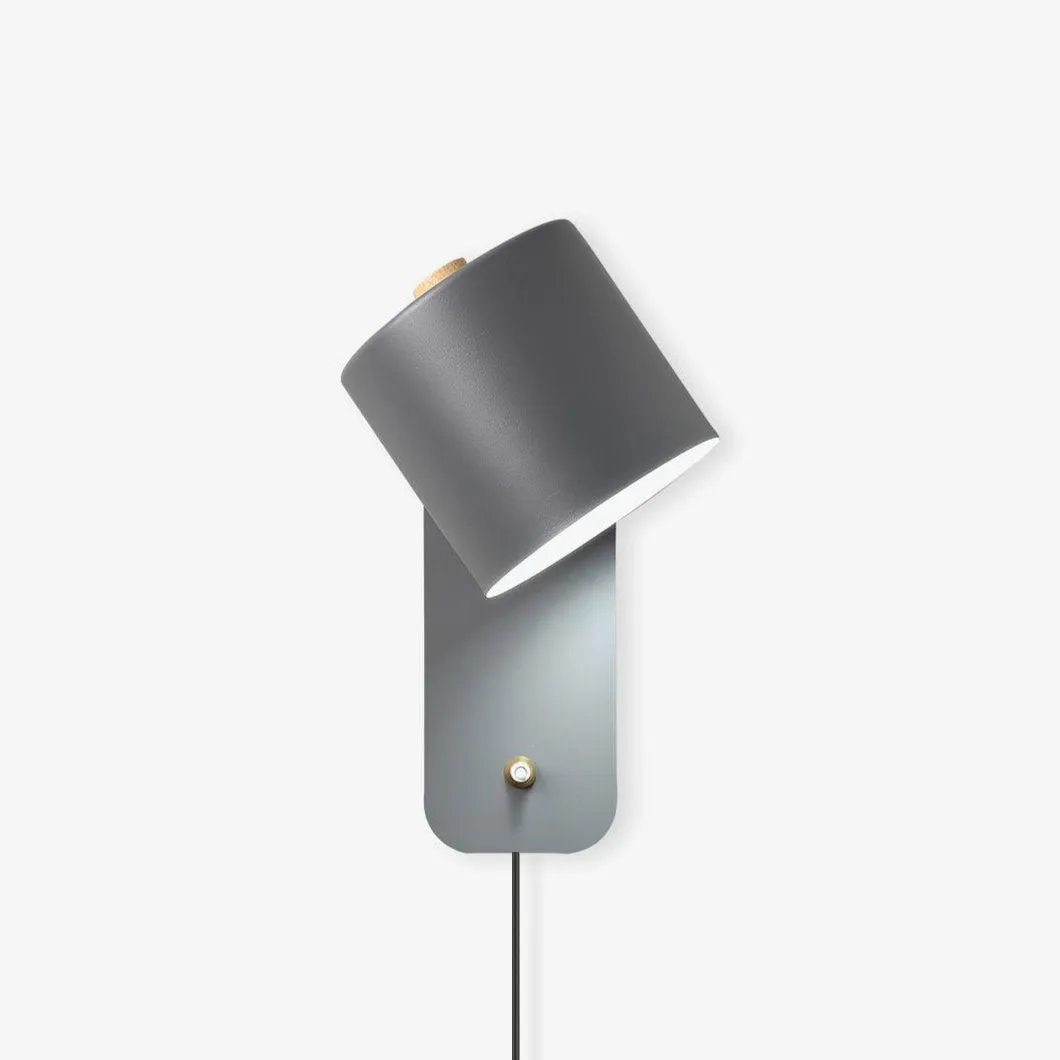 Rotatable Cylinder Plug-in Wall Lamp Affordable Bedroom Light Sets
