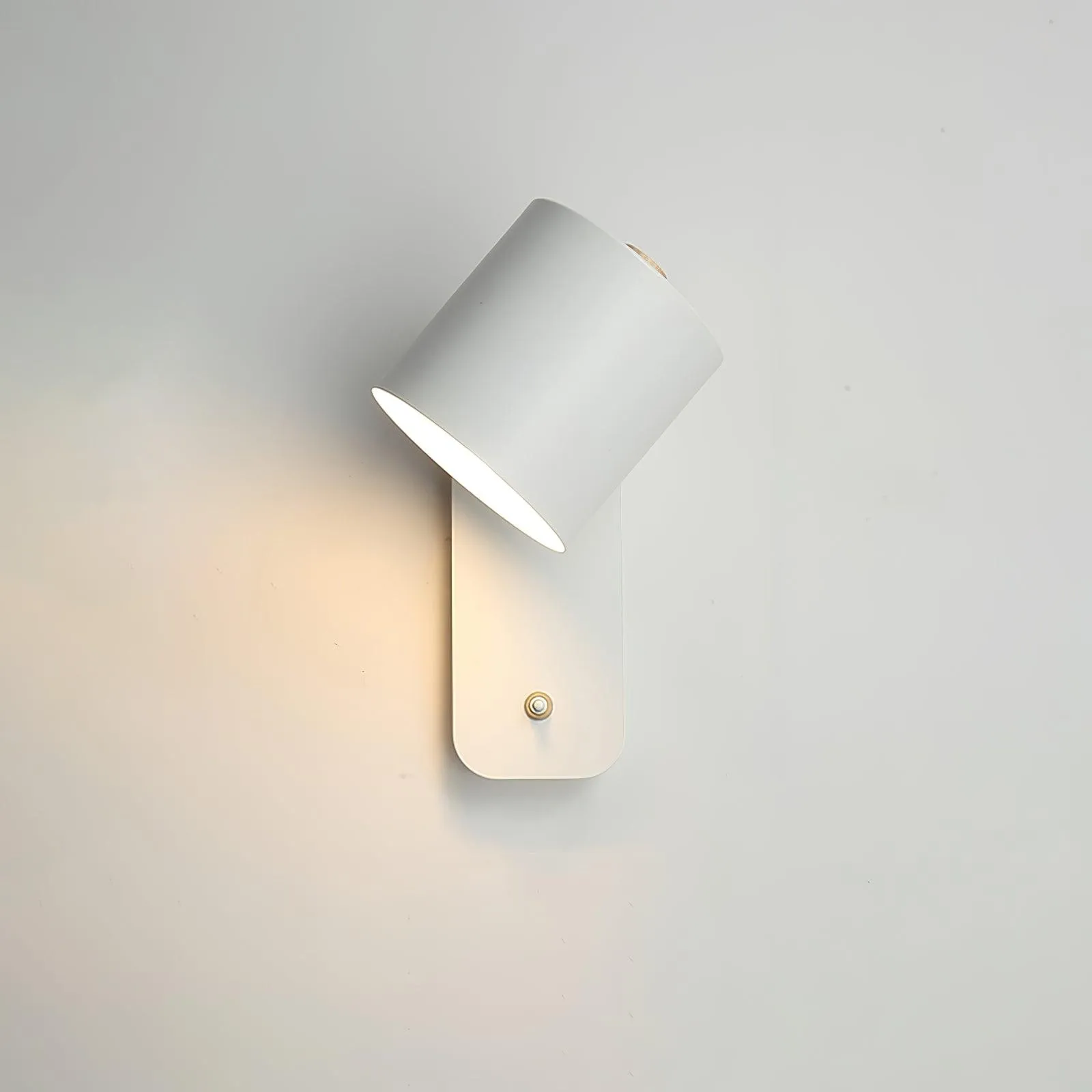 Rotatable Cylinder Plug-in Wall Lamp