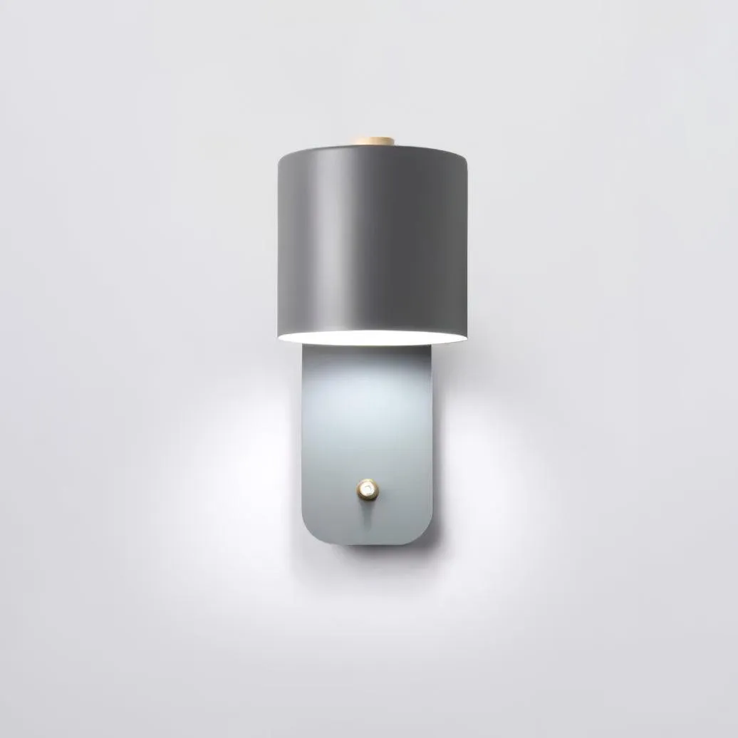 Rotatable Cylinder Plug-in Wall Lamp