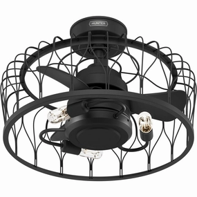 Rotonda 20"Ceiling Fan Matte Black Fandeliers FANS on sale now