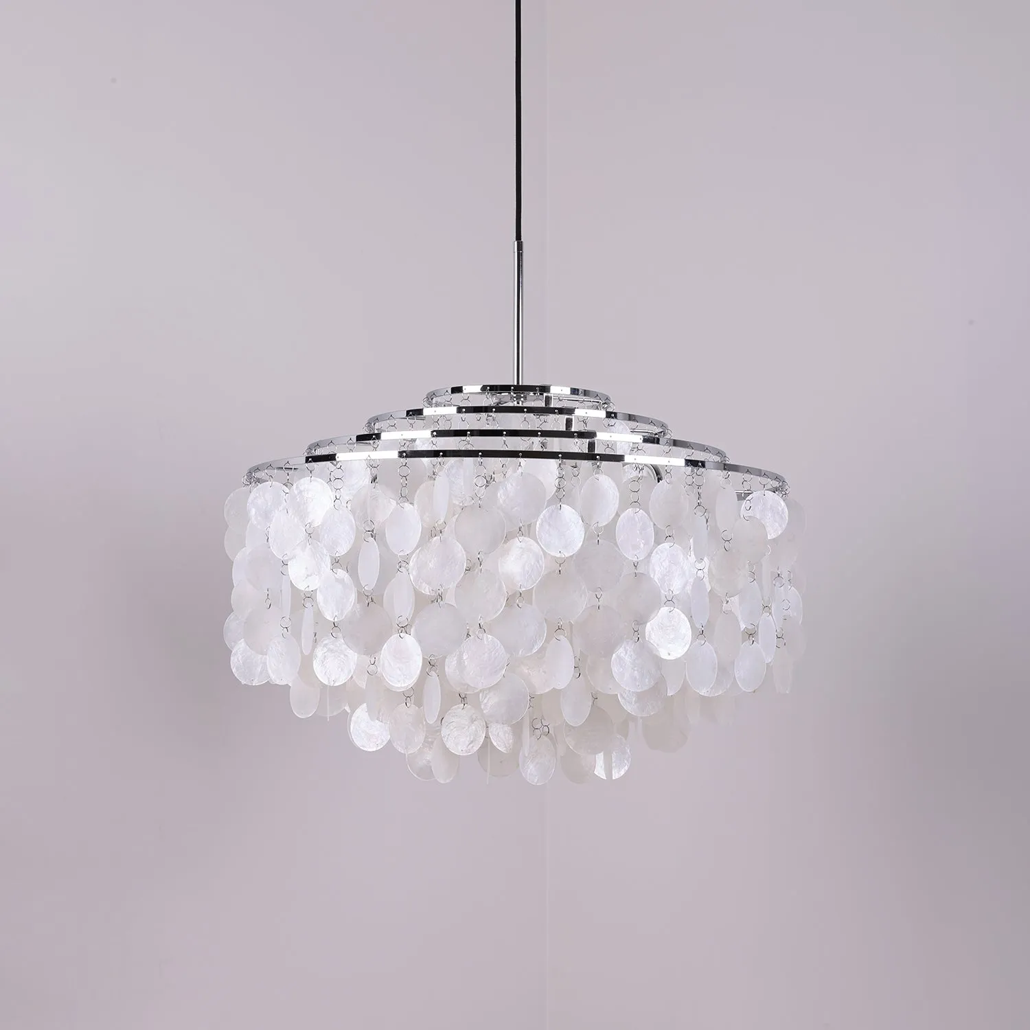 Round Shell Chandelier