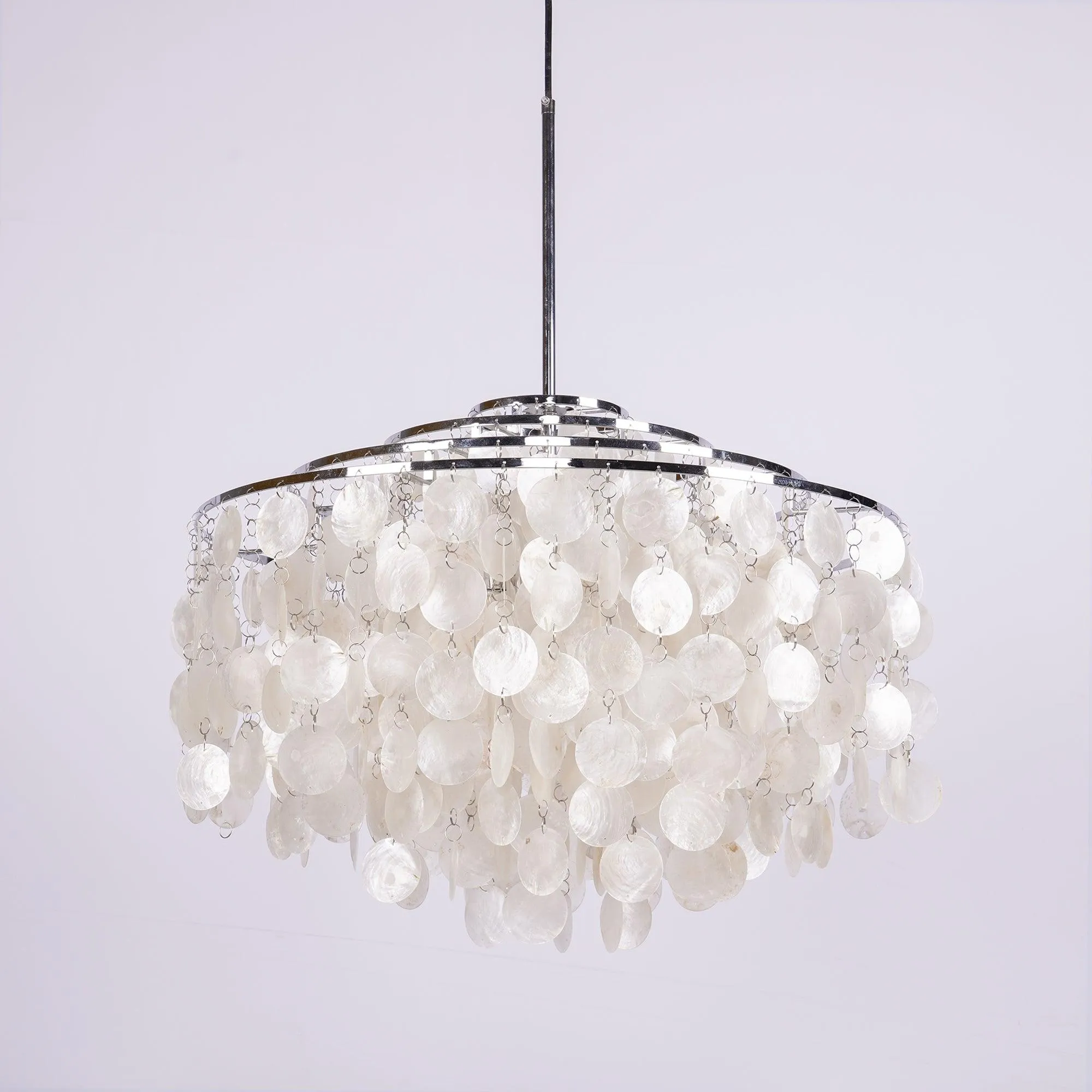 Round Shell Chandelier