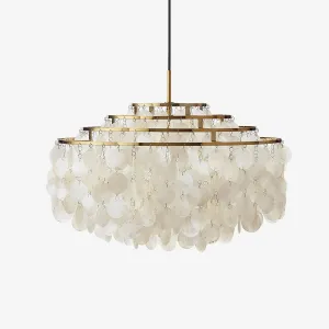 Round Shell Chandelier Bedroom Lights outlet online