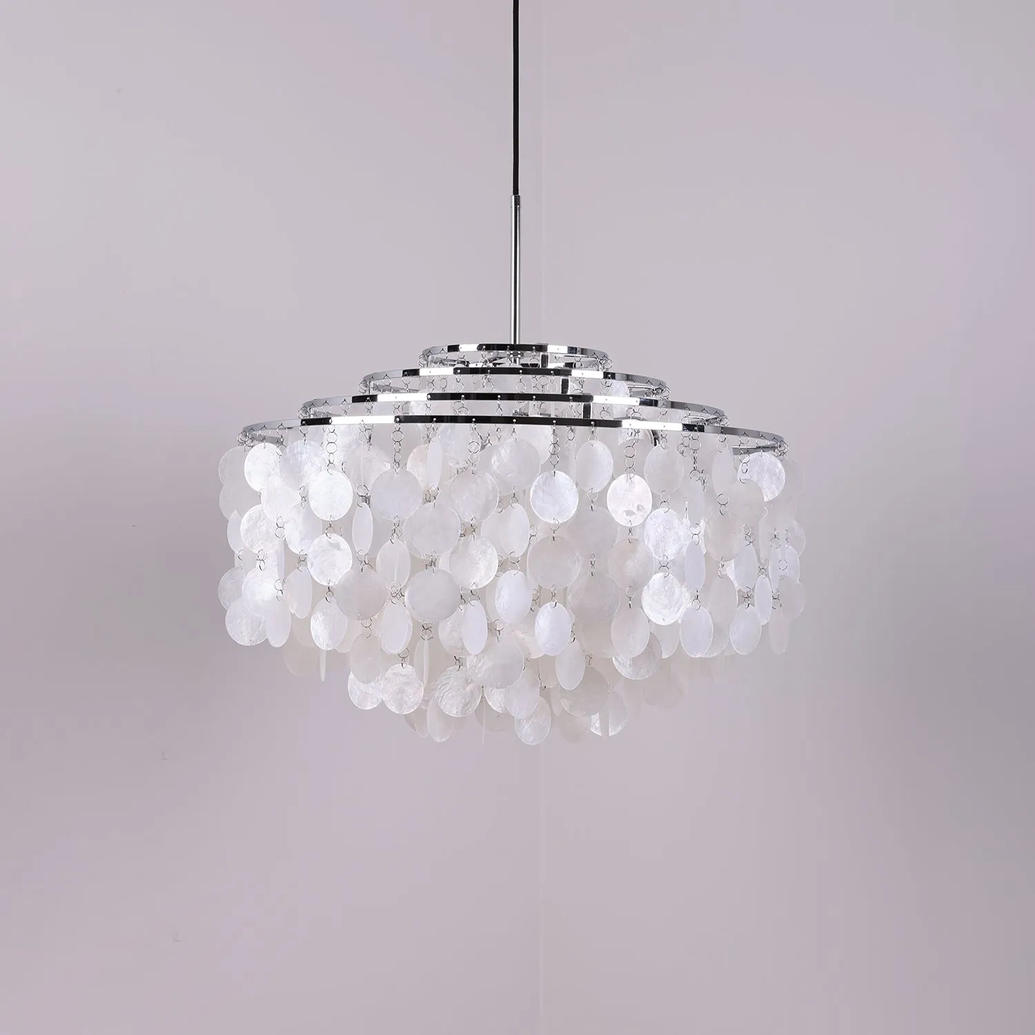 Round Shell Chandelier