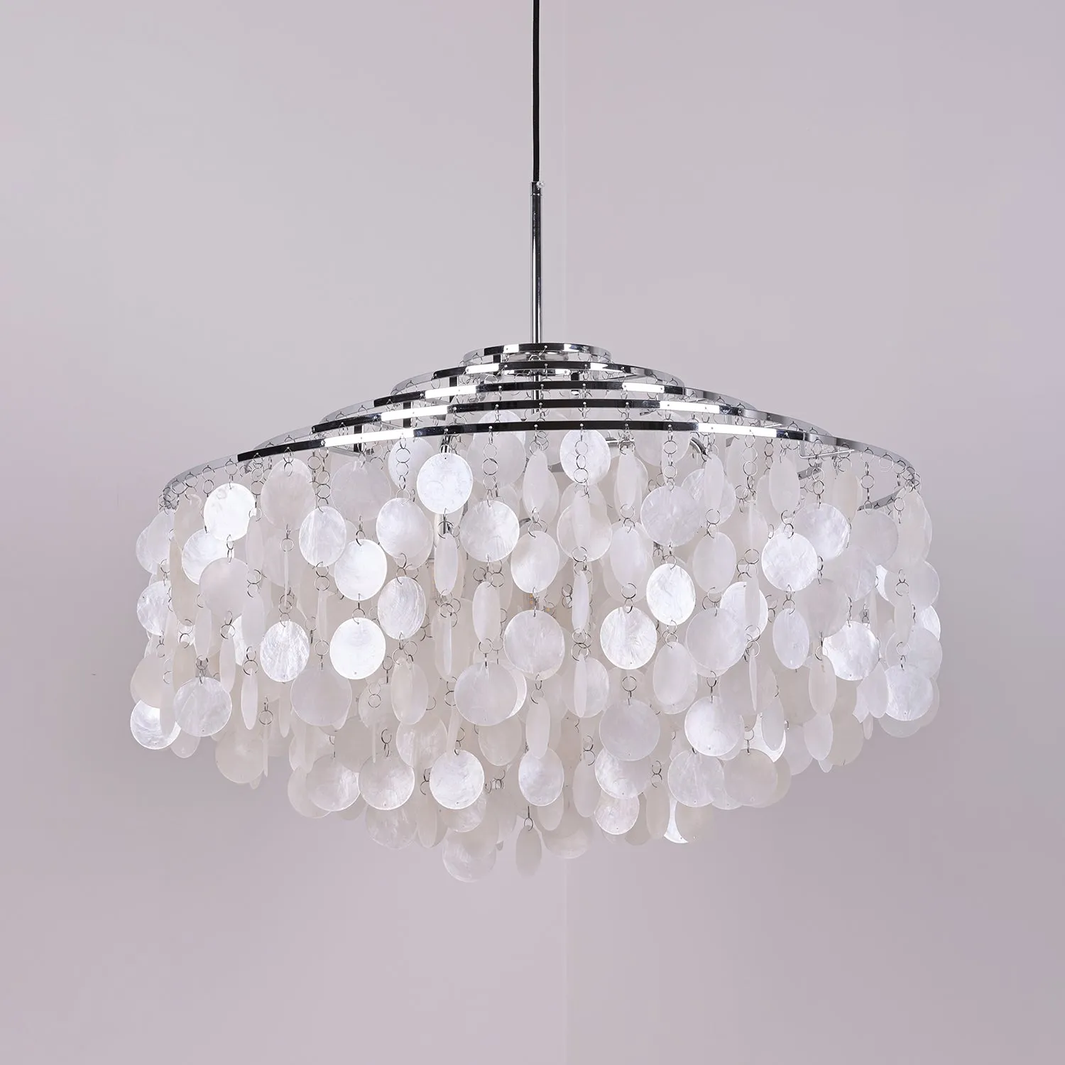 Round Shell Chandelier