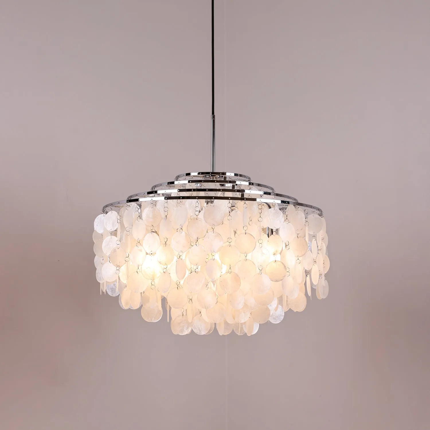 Round Shell Chandelier