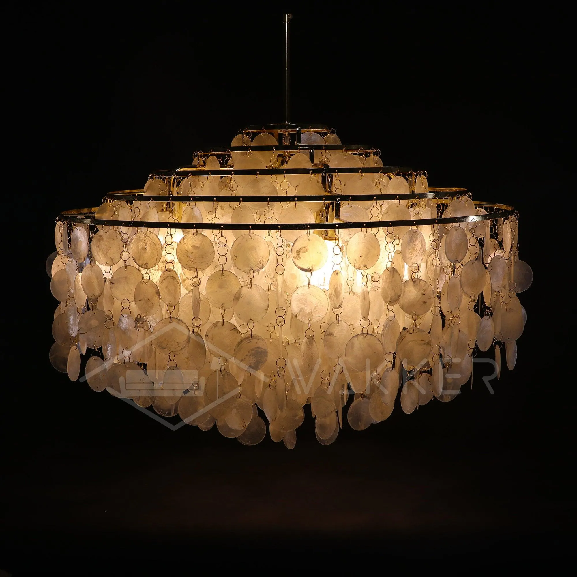 Round Shell Chandelier