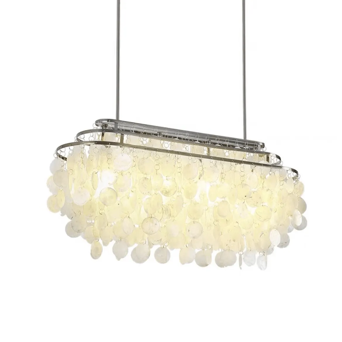 Round Shell Chandelier