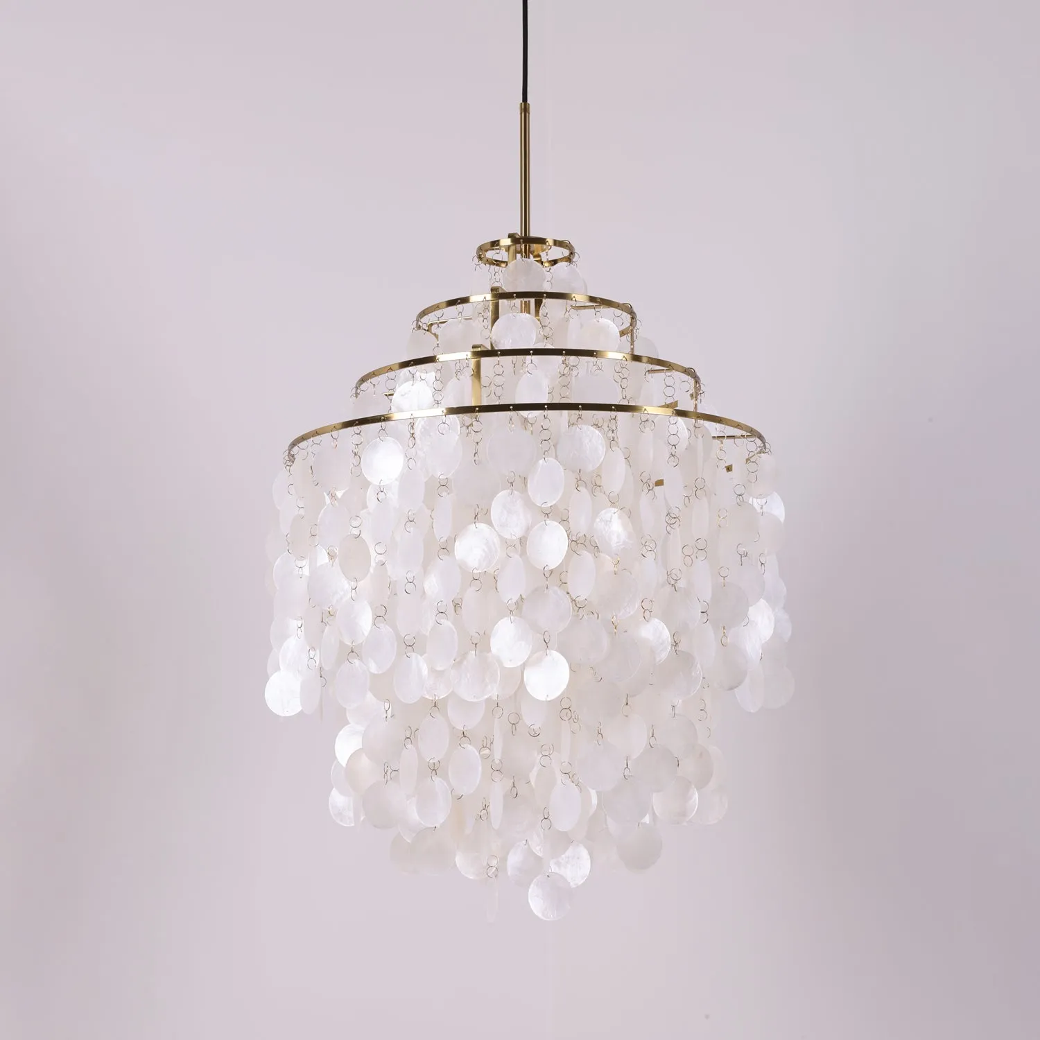 Round Shell Chandelier