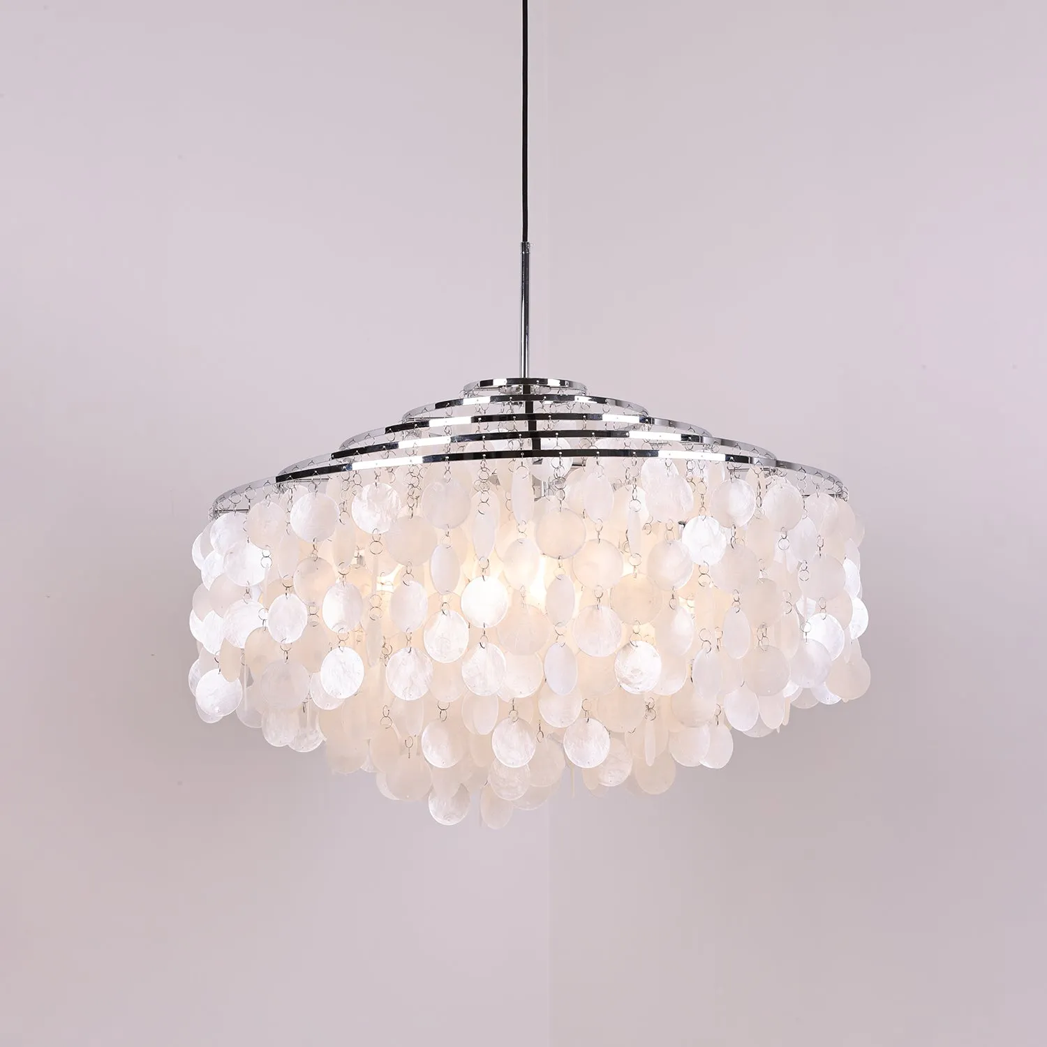 Round Shell Chandelier