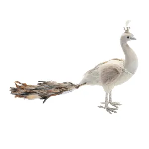 Royal Peacock 21"L x 13.5"H Foam/Fabric Festive Decor online outlet