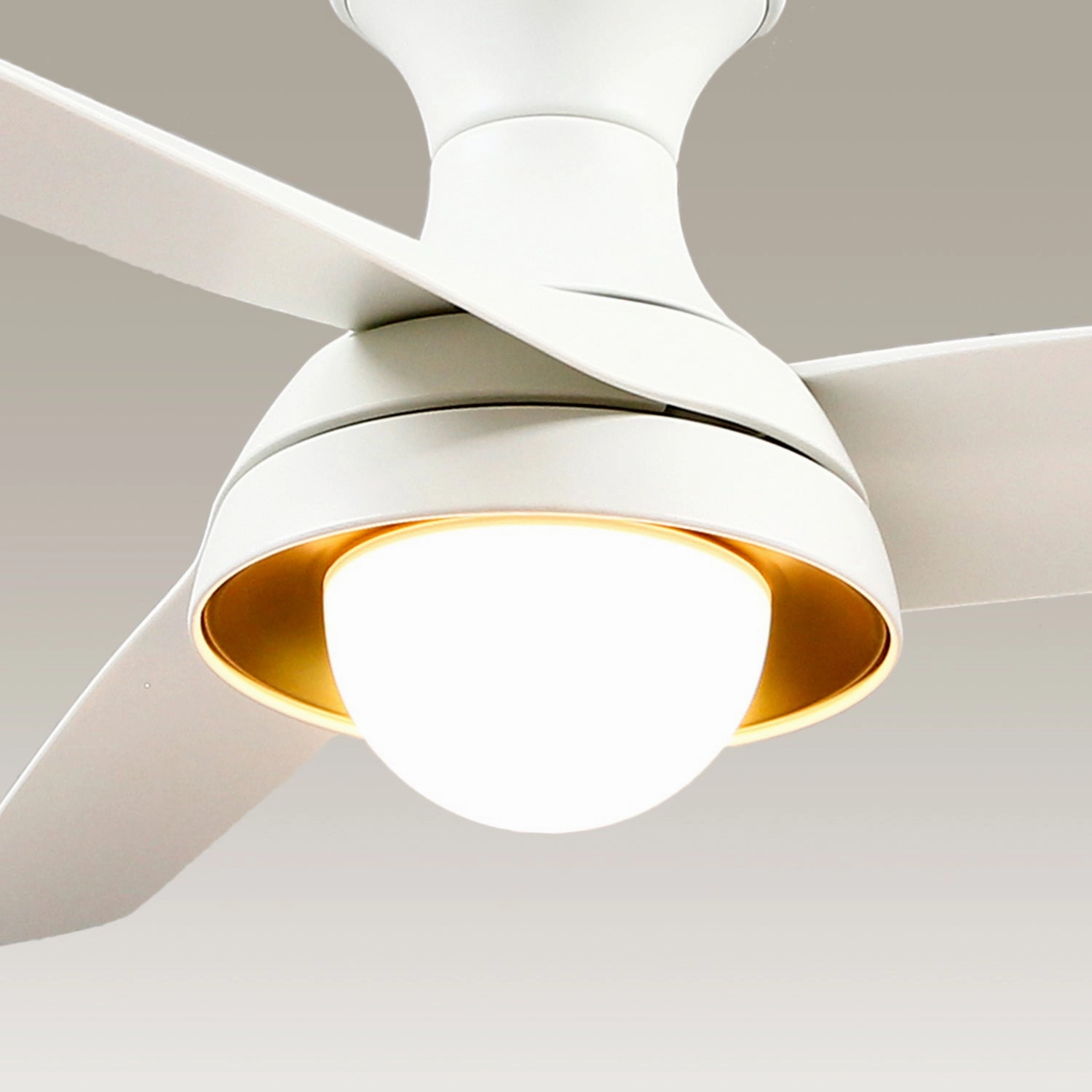 Rubio-H 54"Ceiling Fan White Huggers Fans low price shop
