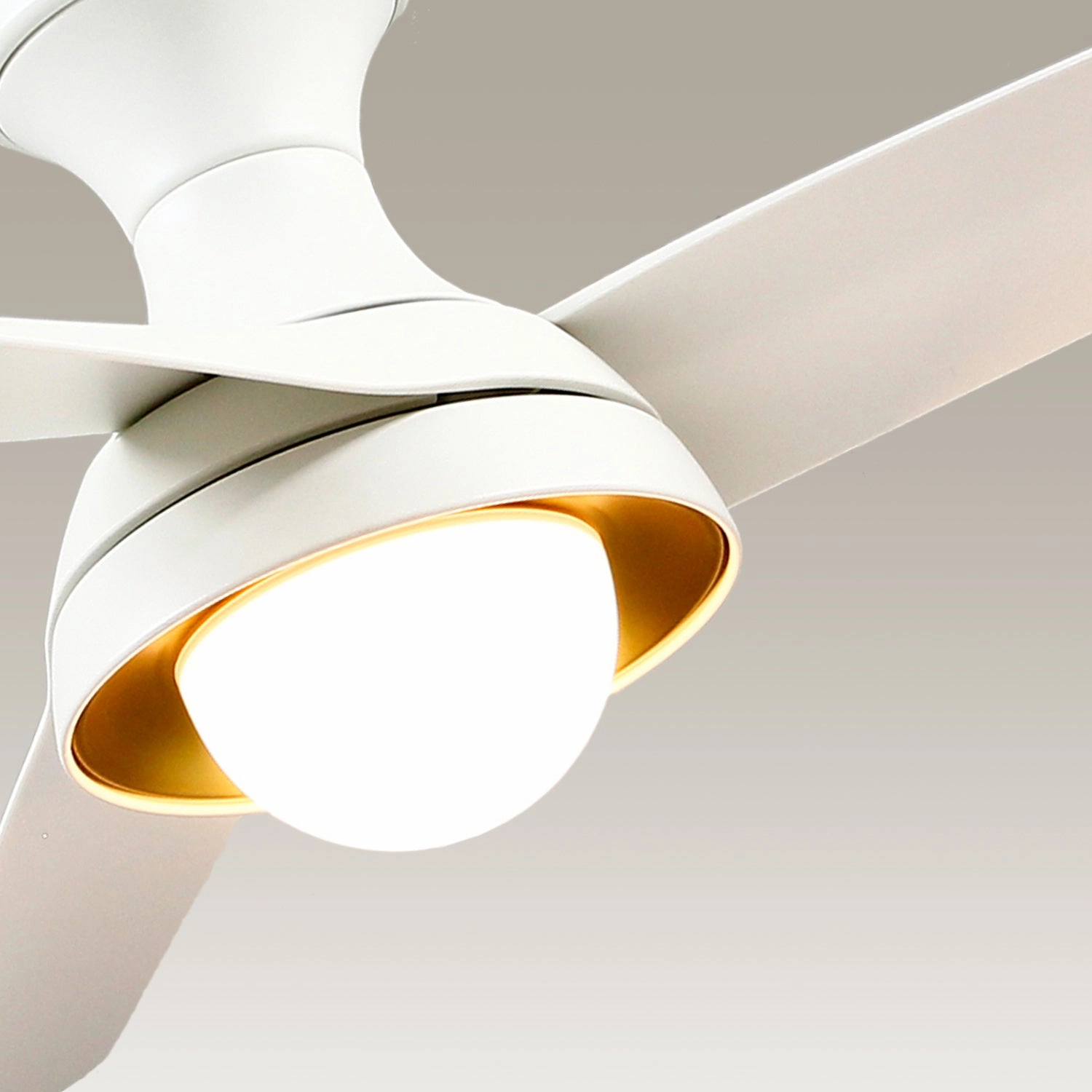 Rubio-H 54"Ceiling Fan White Huggers Fans low price shop