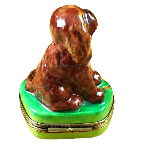 Ruby King Charles Spaniel Limoges Limoges Boxes collectors shop