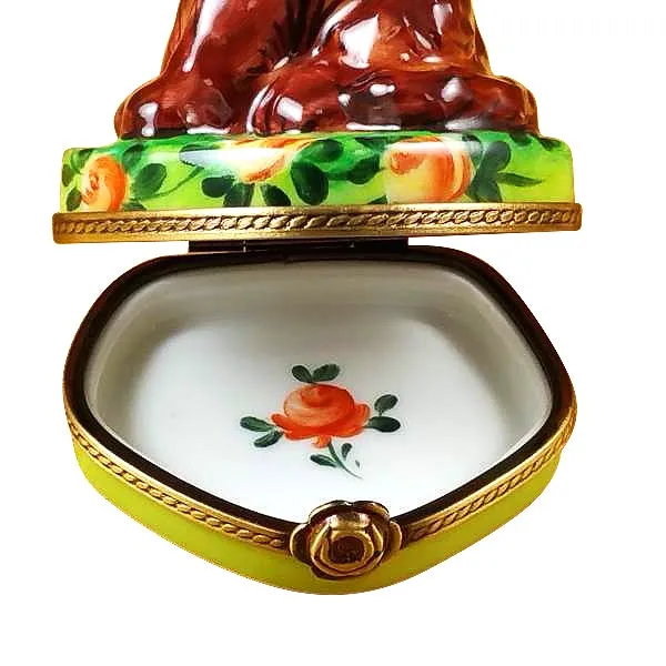 Ruby King Charles Spaniel Limoges Limoges Boxes collectors shop