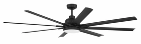Rush 72 72"Ceiling Fan Flat Black Exterior Fans FANS clearance sale