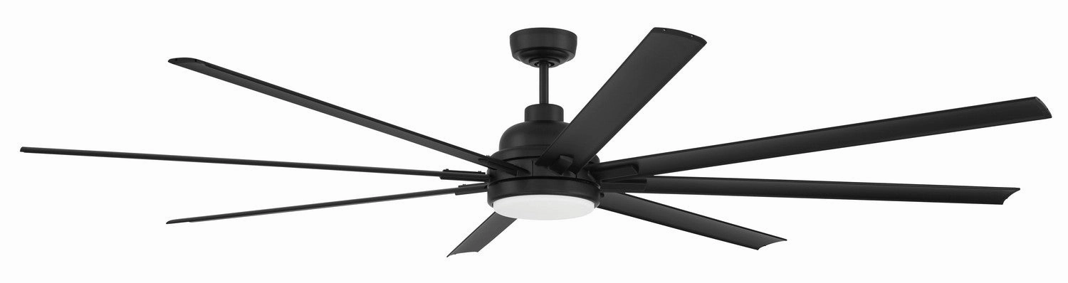 Rush 84 84"Ceiling Fan Flat Black Large Fans FANS best price