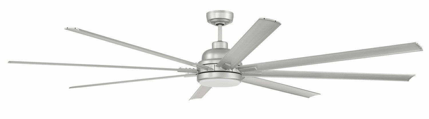 Rush 84 84"Ceiling Fan Painted Nickel Large Fans FANS best price