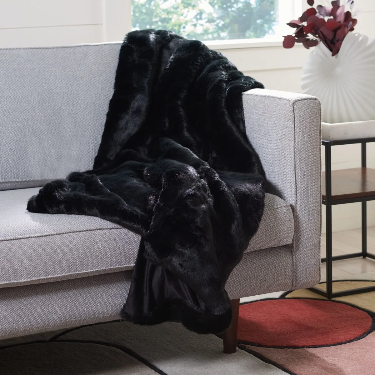 Safavieh Faux Mink Throw Throw Pillows cheap throw sets