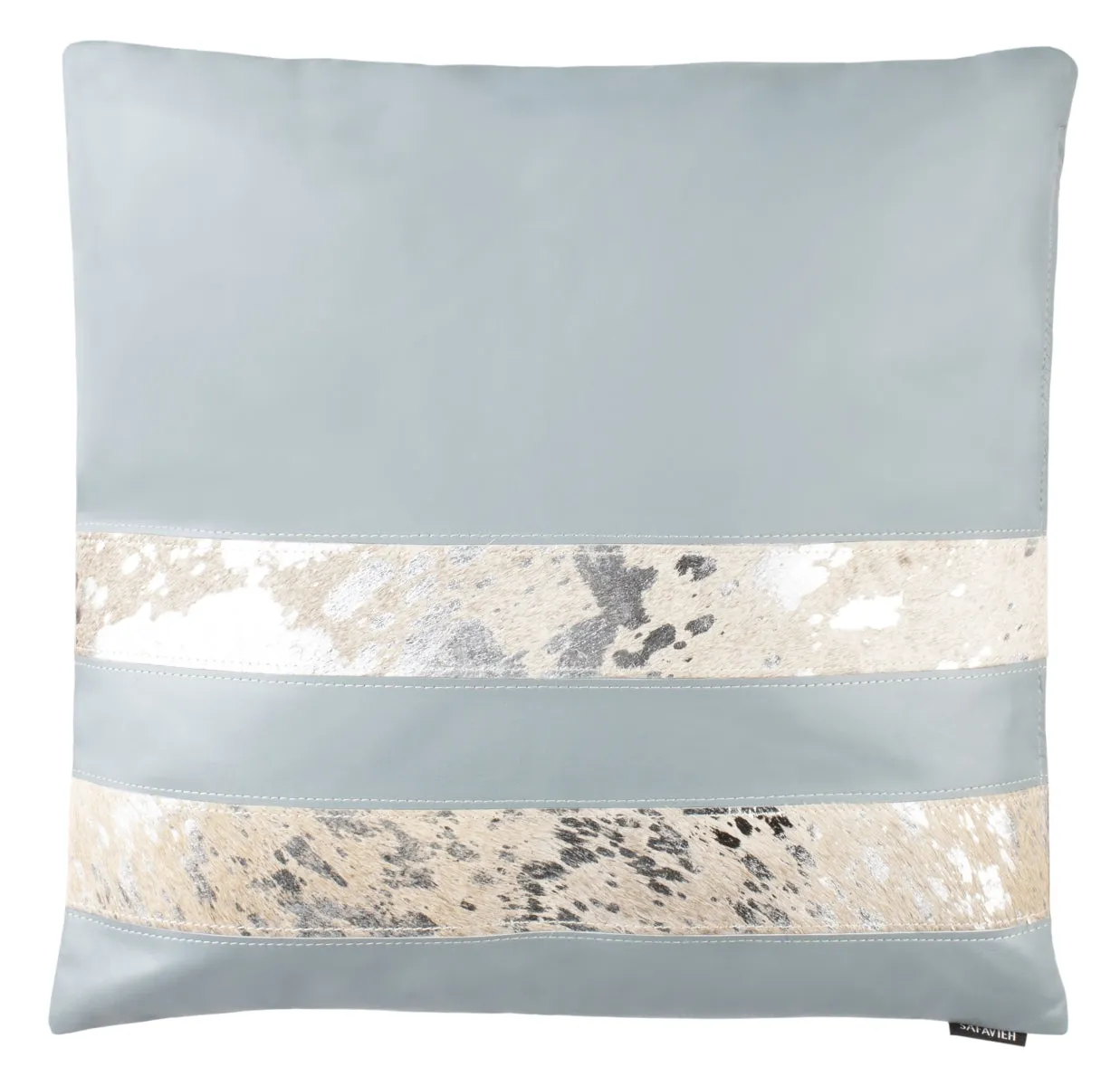 Safavieh Kinston Metallic Cowhide Pillow