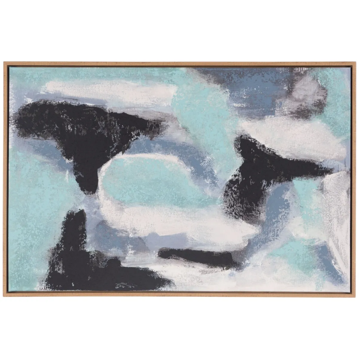 Safavieh Offshore Mists Framed Linen Canvas