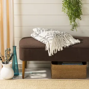 Safavieh Santi Fringe Throw Throw Pillows cheap throw sets