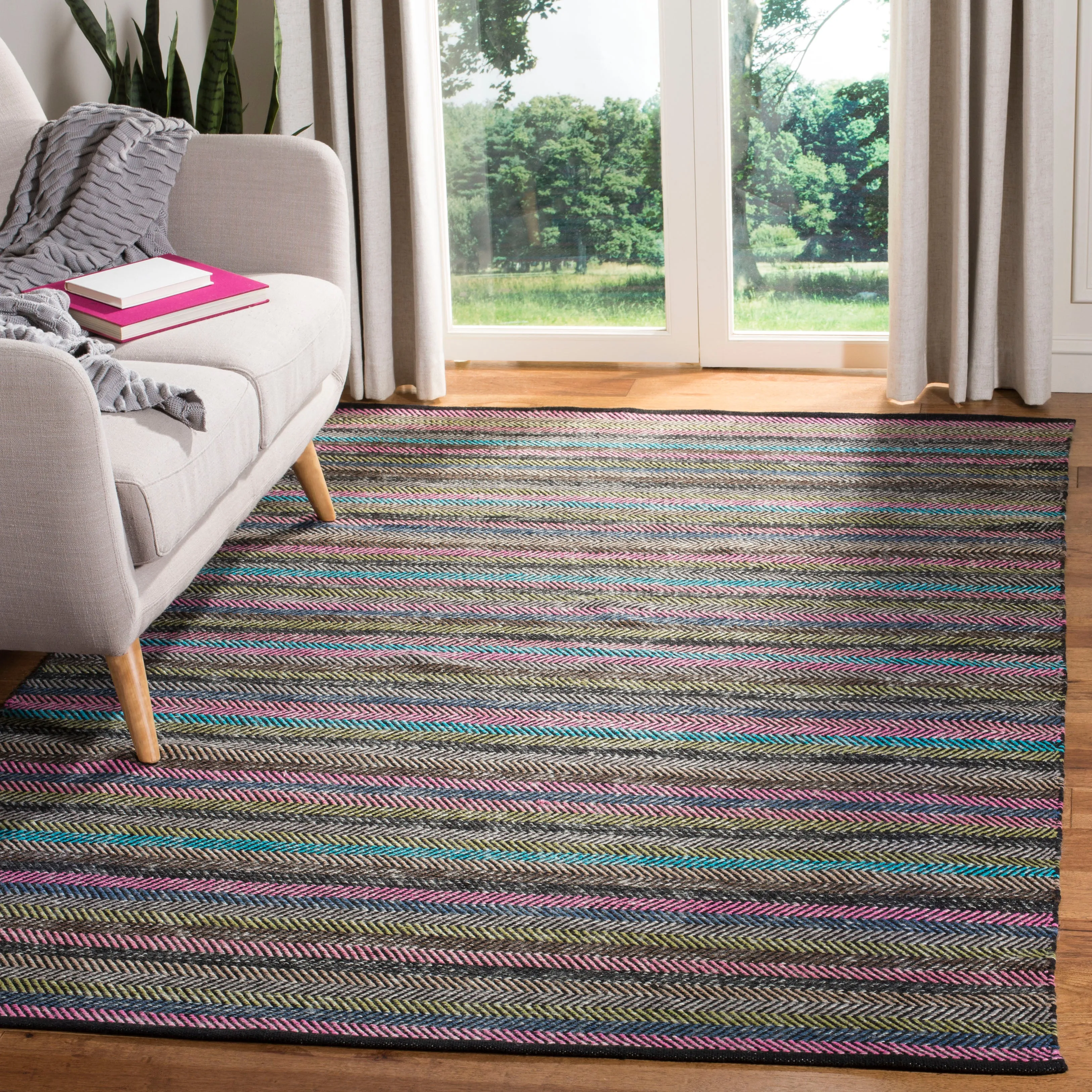 Safavieh Striped Kilim Handwoven Rug