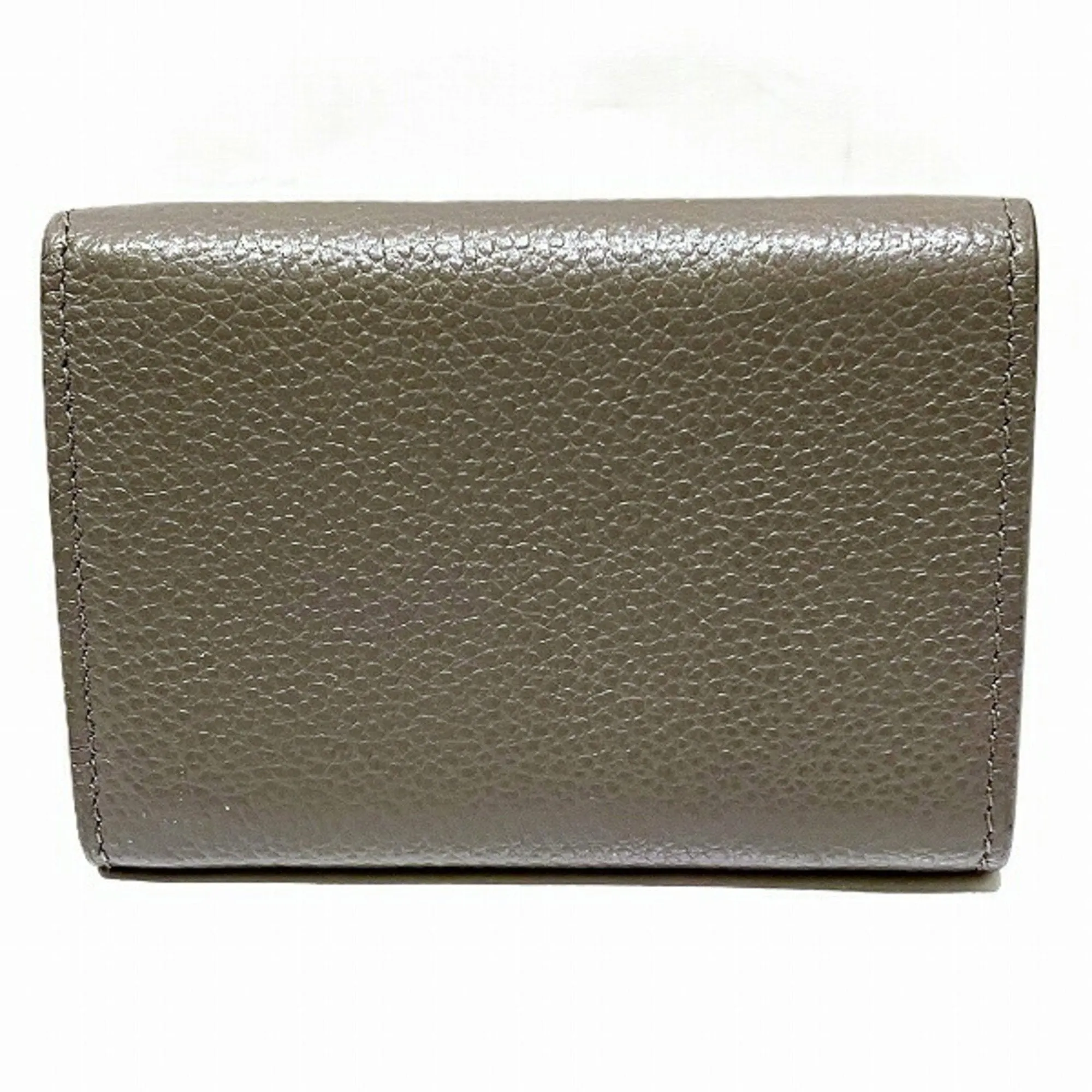 Saint Laurent Leather Wallet (Tri-Fold) (Pre-Owned)