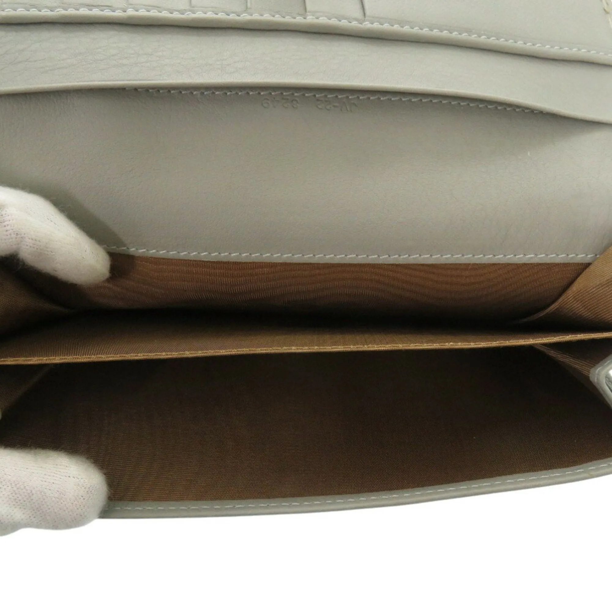 Salvatore Ferragamo Leather Canvas Long Wallet (Bi-Fold) (Pre-Owned)