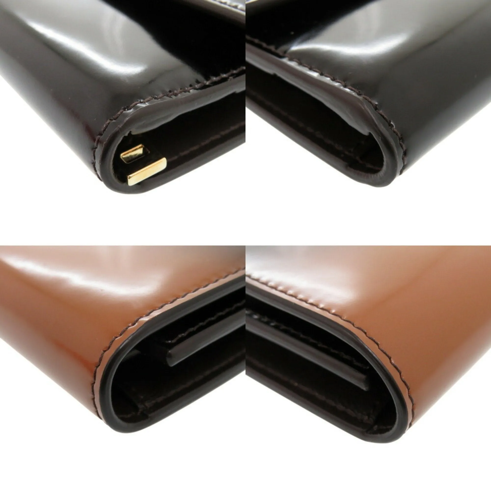Salvatore Ferragamo  Leather Long Wallet (Bi-Fold) (Pre-Owned)