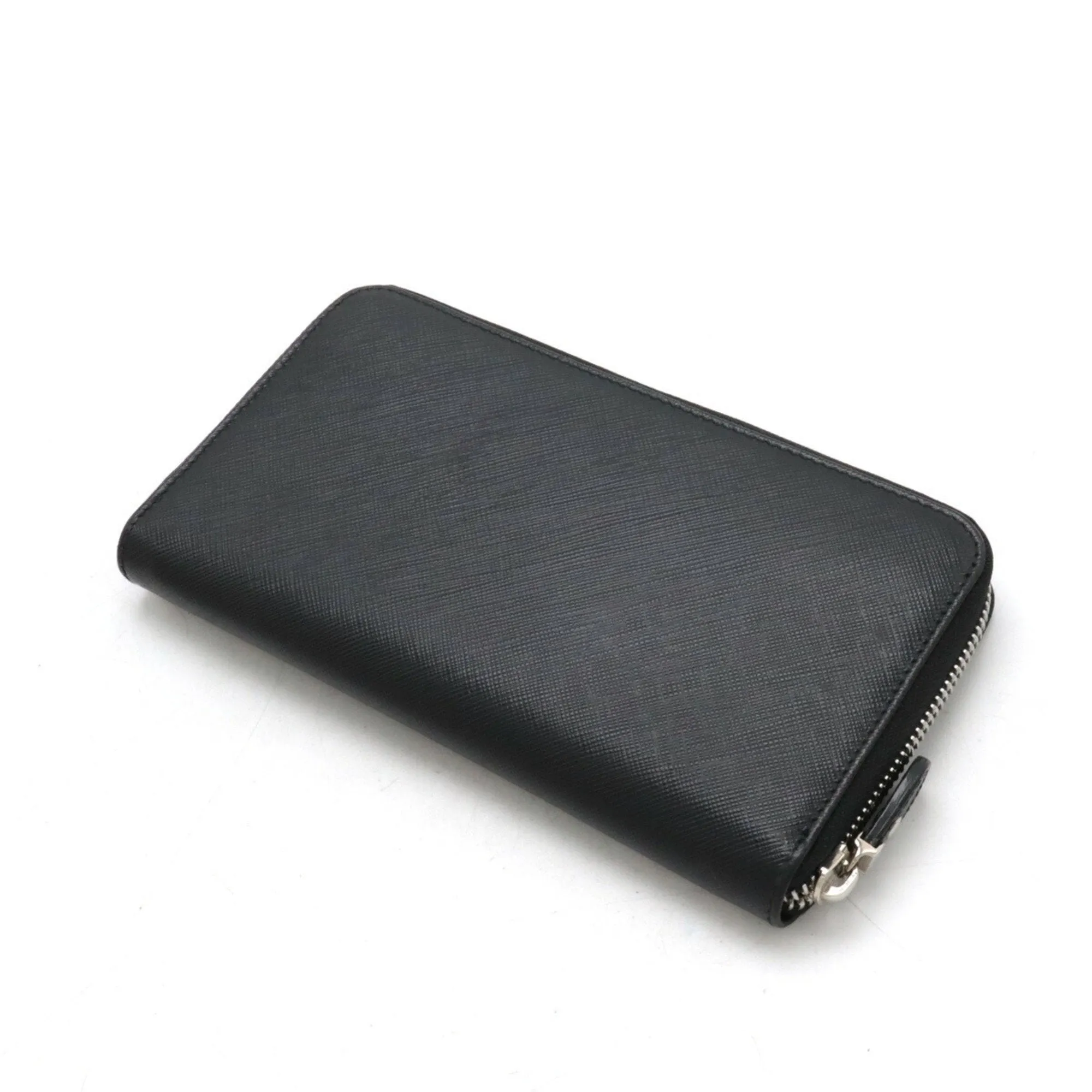 Salvatore Ferragamo Leather Long Wallet (Bi-Fold) (Pre-Owned)